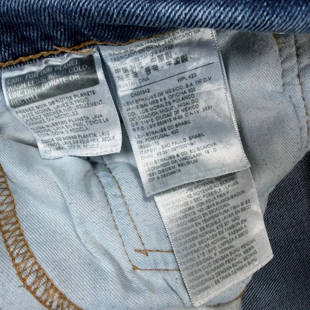 Levi's 527 Bootcut Jeans Mens 34x32 Blue Medium Wash Denim Western Cowboy